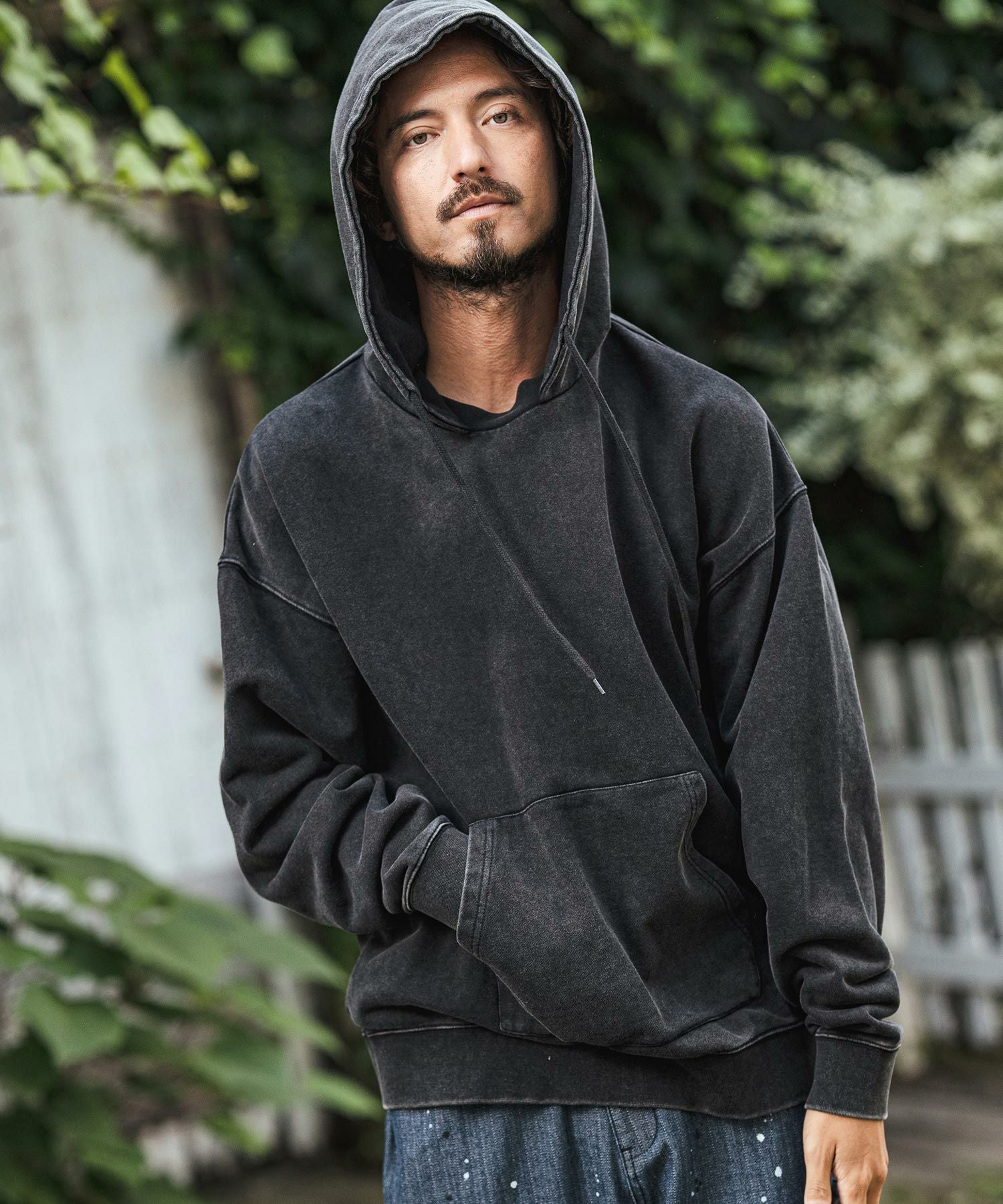 30%OFF【CAMBIO(カンビオ)】Pigment URAKE Pullover Parka パーカー