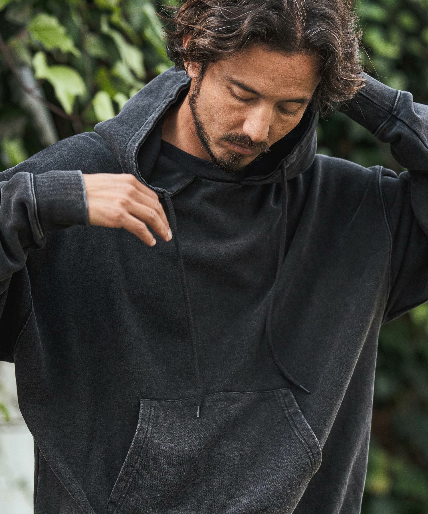 30%OFF【CAMBIO(カンビオ)】Pigment URAKE Pullover Parka パーカー