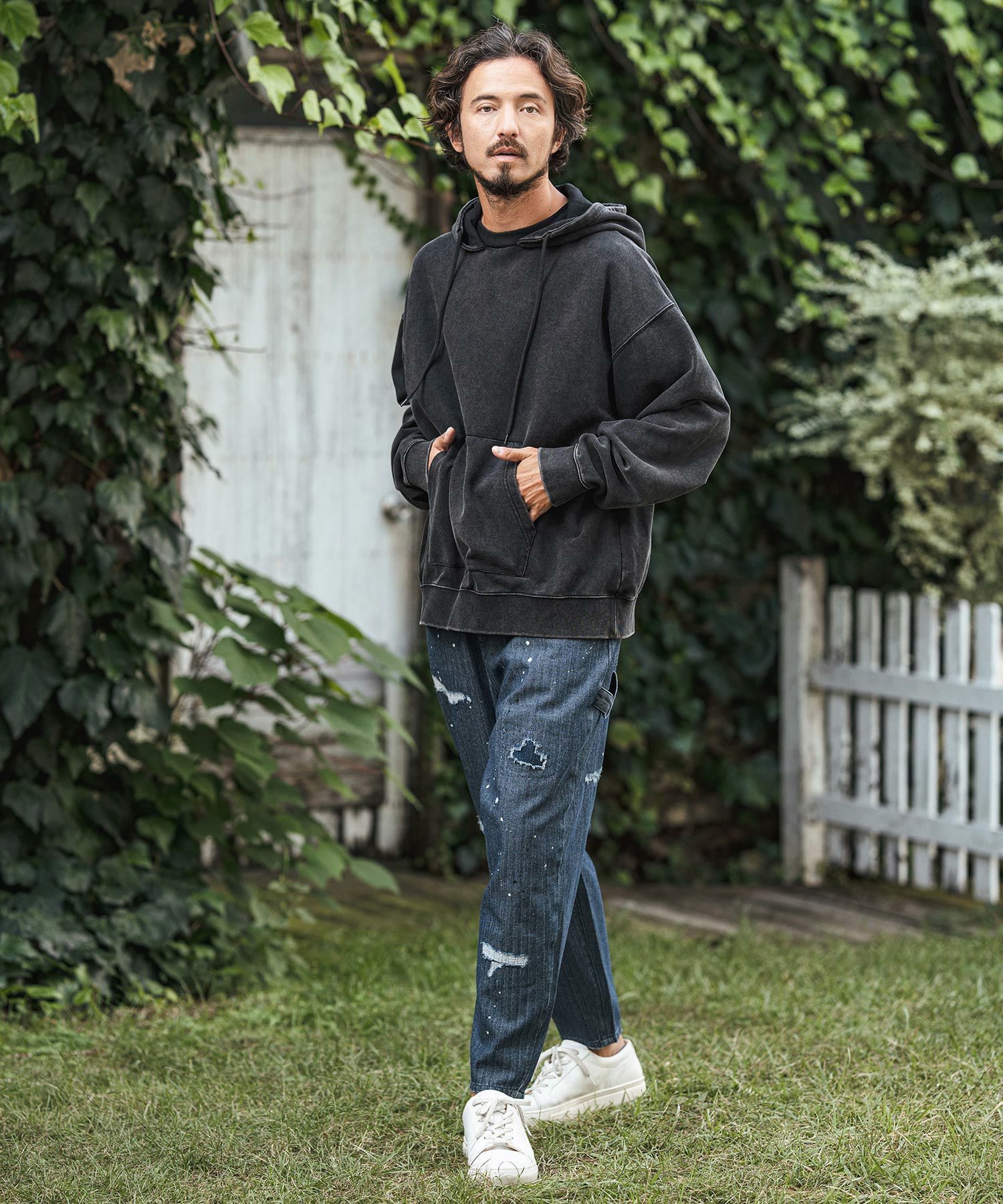 30%OFF【CAMBIO(カンビオ)】Pigment URAKE Pullover Parka パーカー