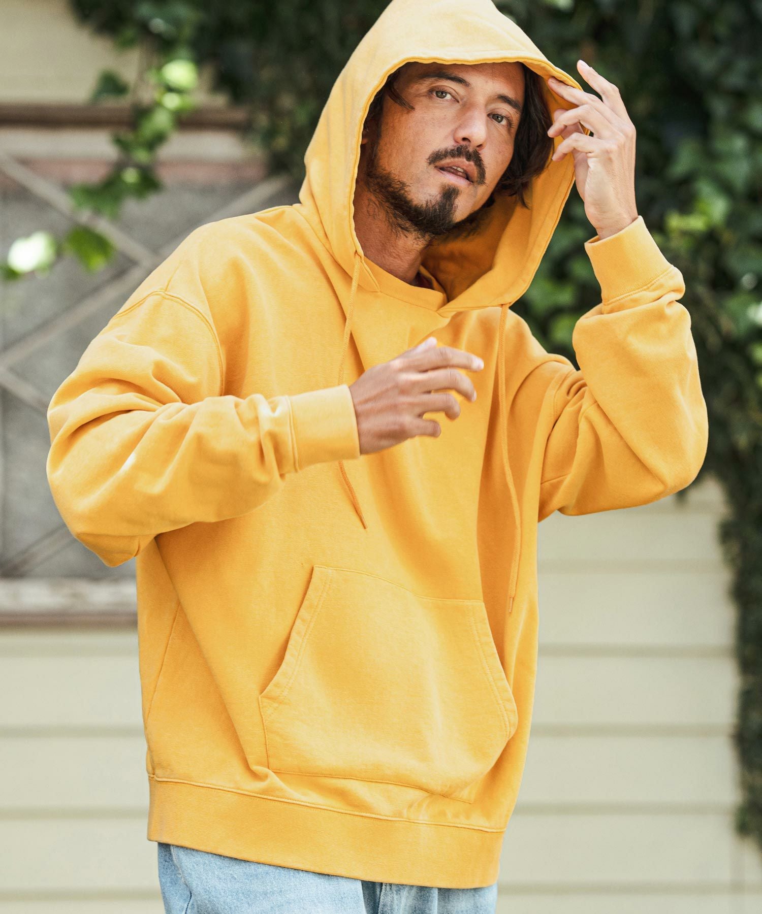 30%OFF【CAMBIO(カンビオ)】Pigment URAKE Pullover Parka パーカー