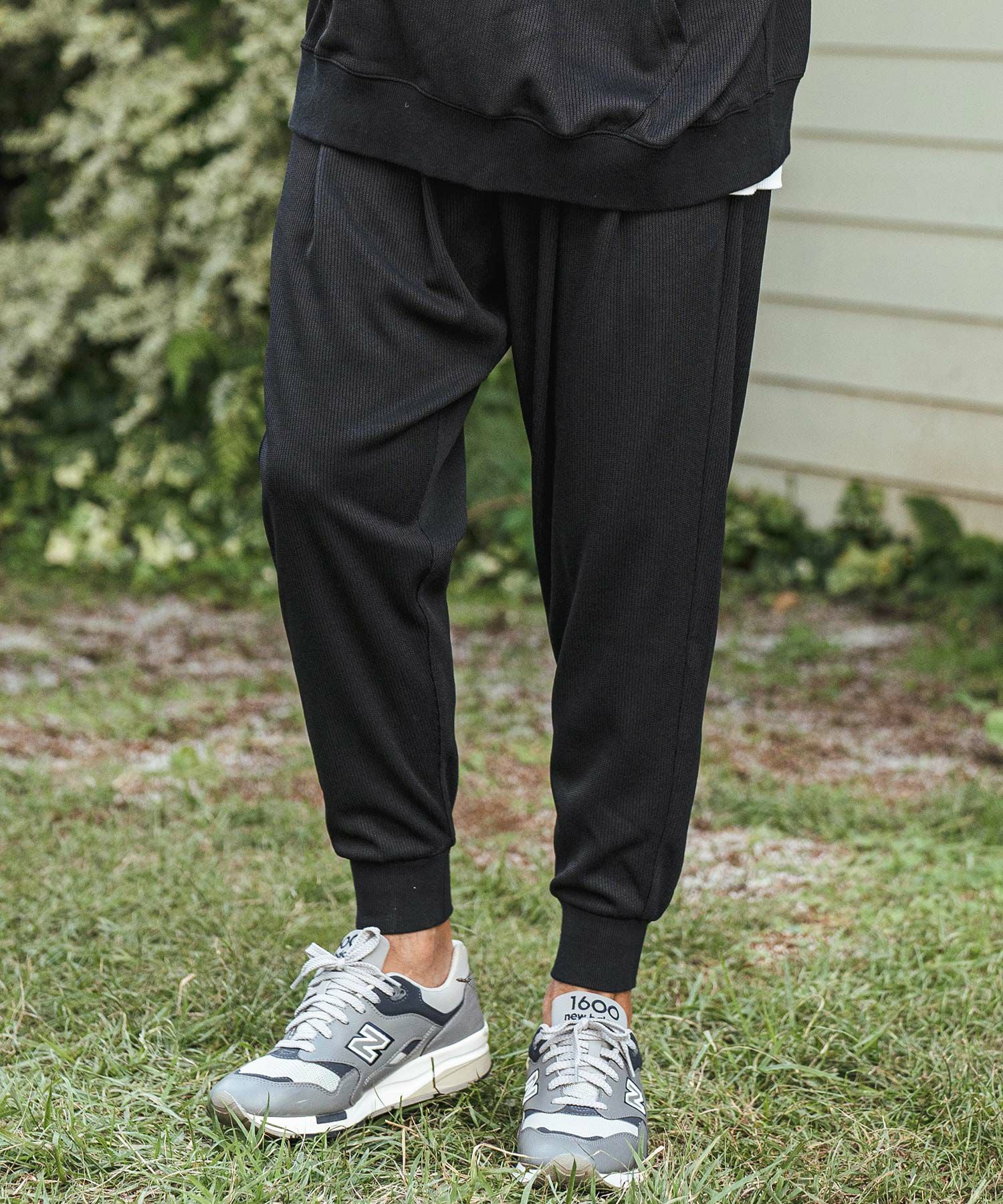 30%OFF【CAMBIO(カンビオ)】Dobby Stripe Jacquard Jogger Pants