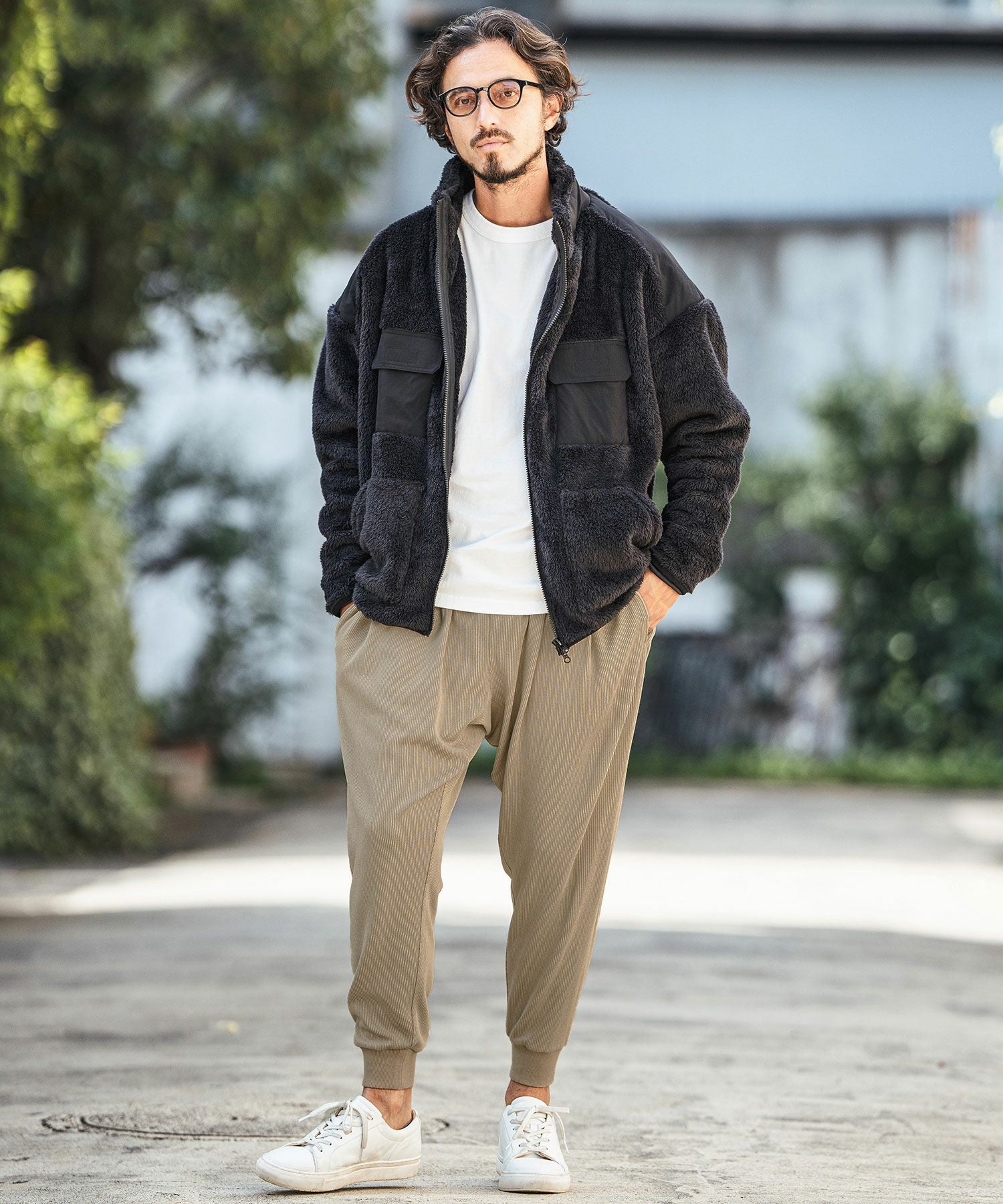 新品未使用CAMBIO Hem Rib Dobby Jacquard Pants 30%OFF【CAMBIO(カンビオ)】Dobby Stripe Jacquard Jogger Pants