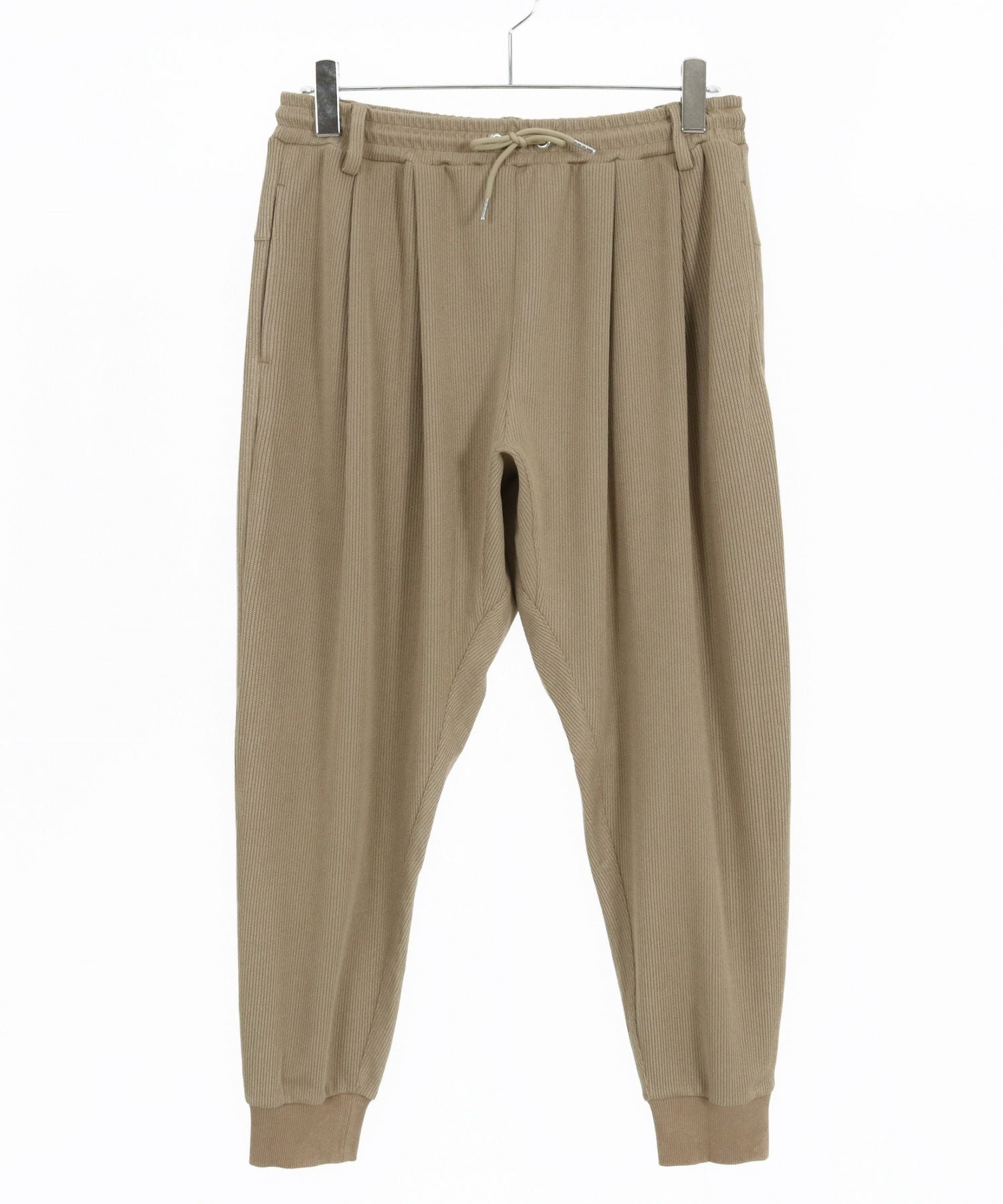 新品未使用CAMBIO Hem Rib Dobby Jacquard Pants 30%OFF【CAMBIO(カンビオ)】Dobby Stripe Jacquard Jogger Pants