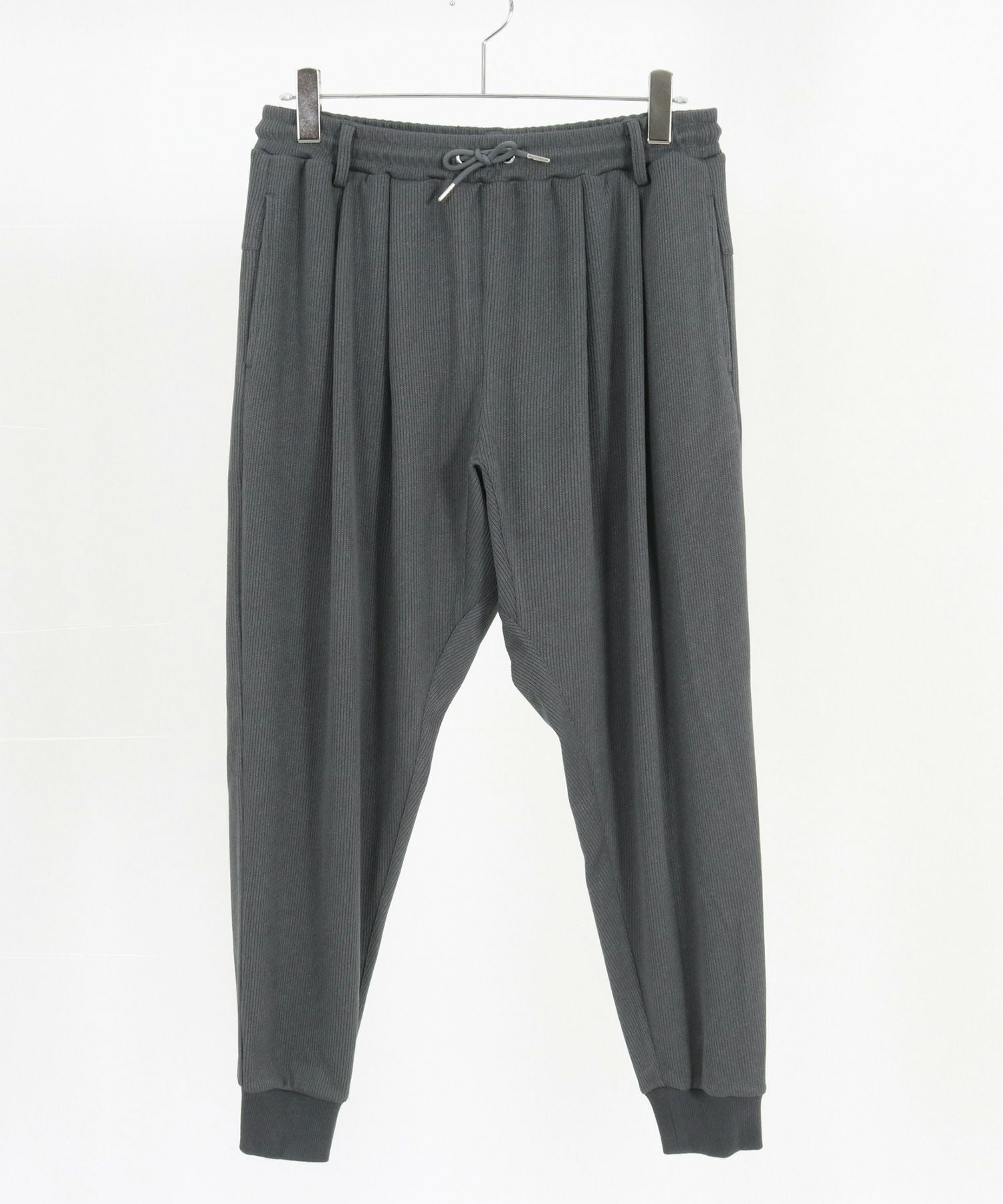 新品未使用CAMBIO Hem Rib Dobby Jacquard Pants 30%OFF【CAMBIO(カンビオ)】Dobby Stripe Jacquard Jogger Pants