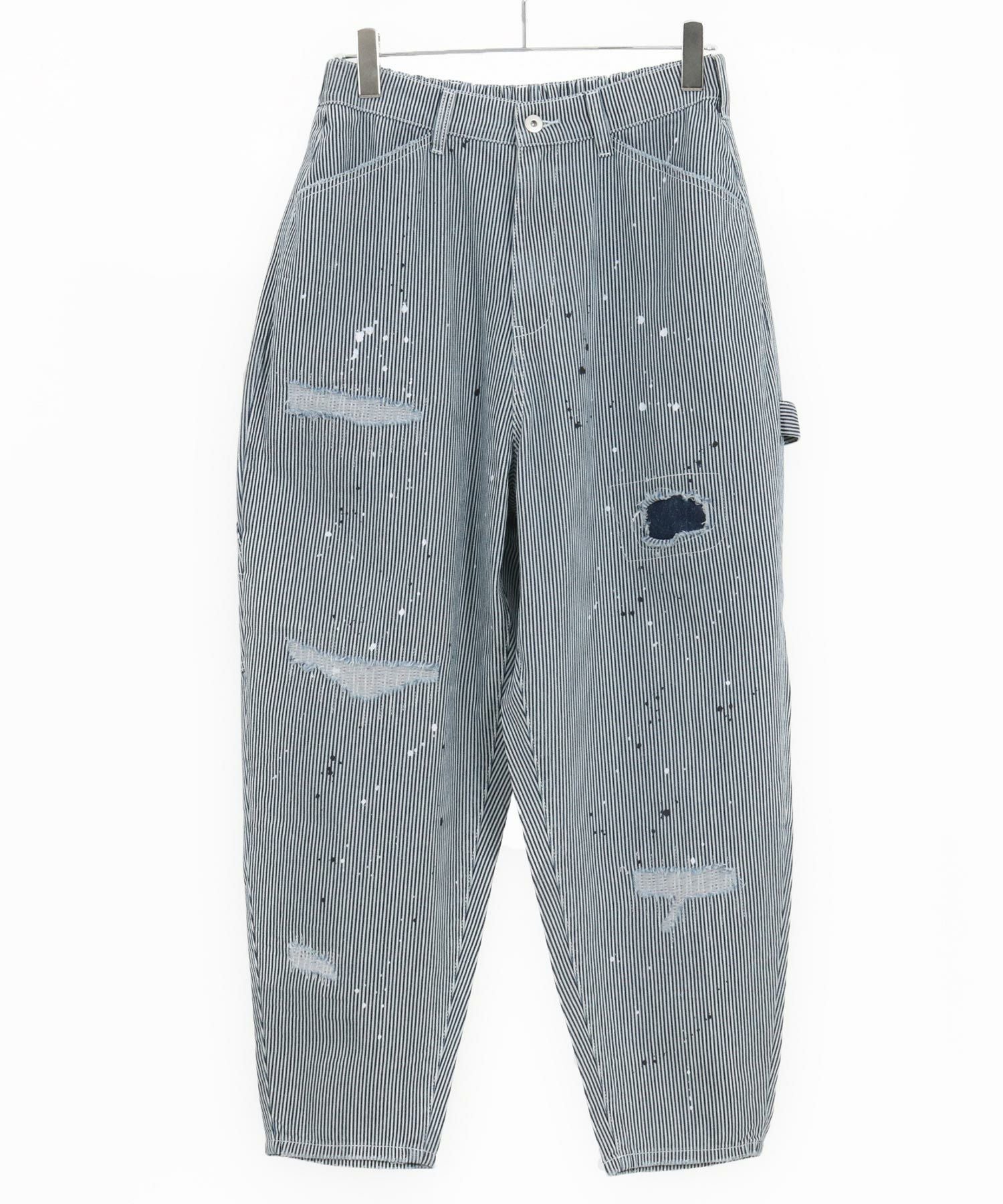 30%OFF【CAMBIO(カンビオ)】Hickory Denim Painter Pants ペインター