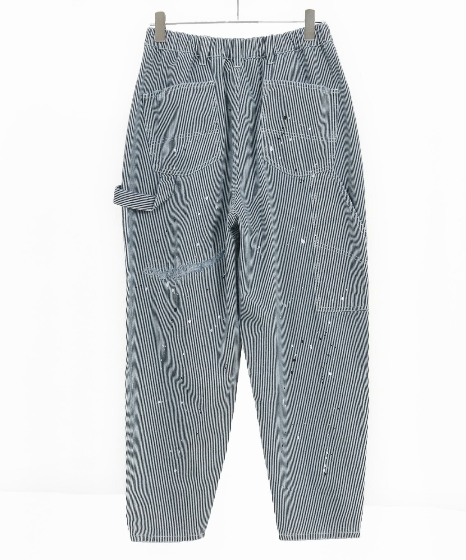 30%OFF【CAMBIO(カンビオ)】Hickory Denim Painter Pants ペインター