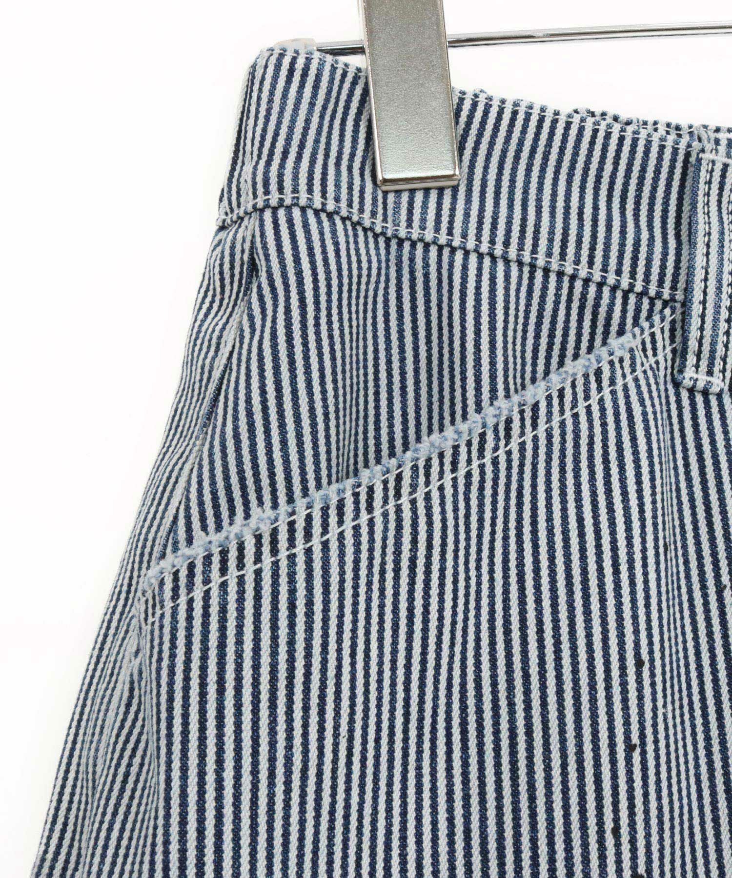 30%OFF【CAMBIO(カンビオ)】Hickory Denim Painter Pants ペインター