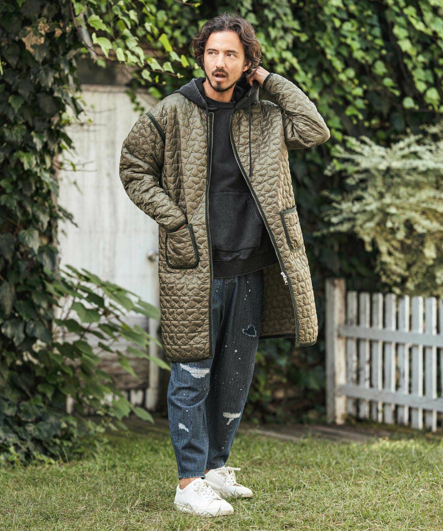 30%OFF【CAMBIO(カンビオ)】Herringbone Denim Painter Pants
