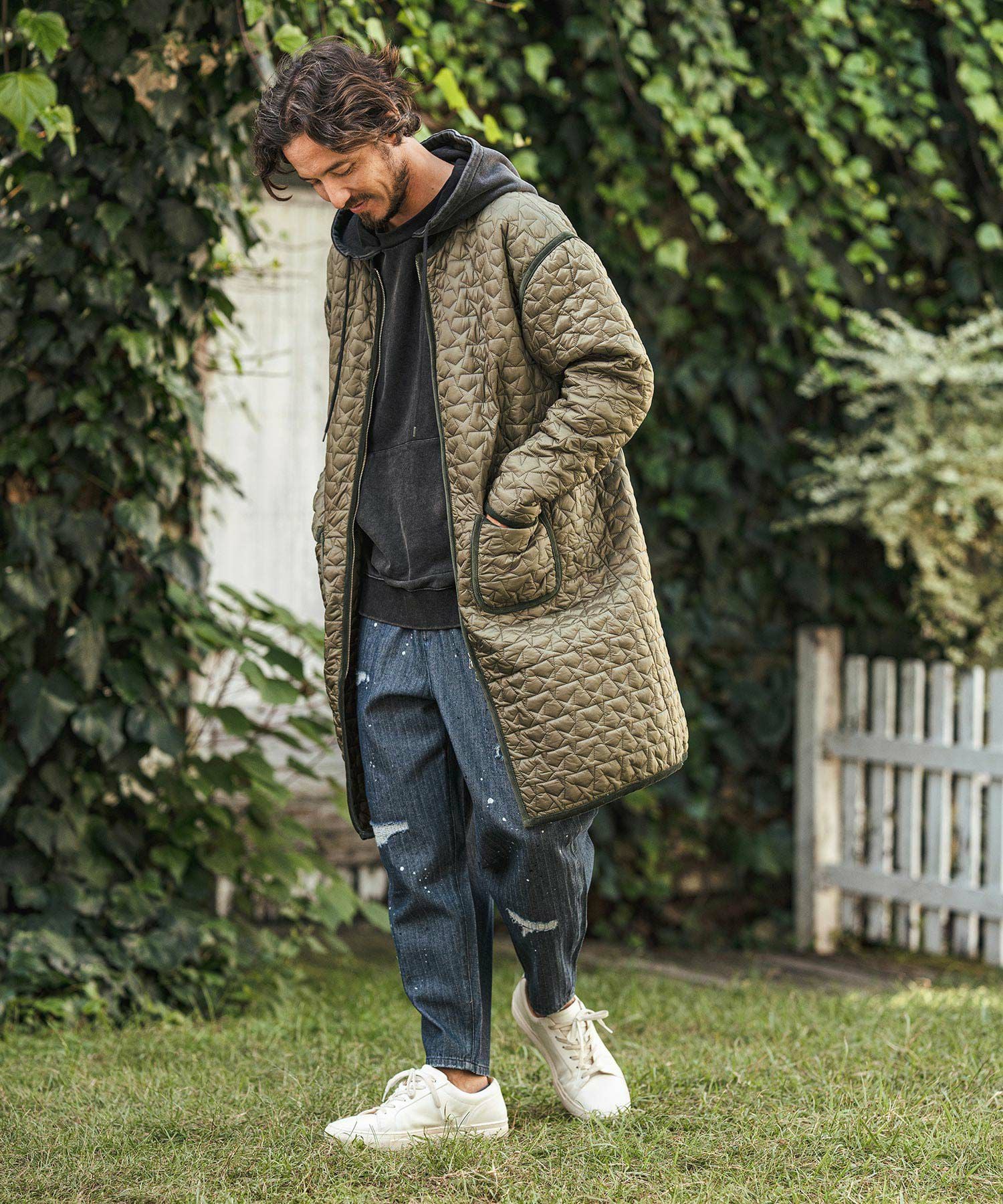 30%OFF【CAMBIO(カンビオ)】Herringbone Denim Painter Pants