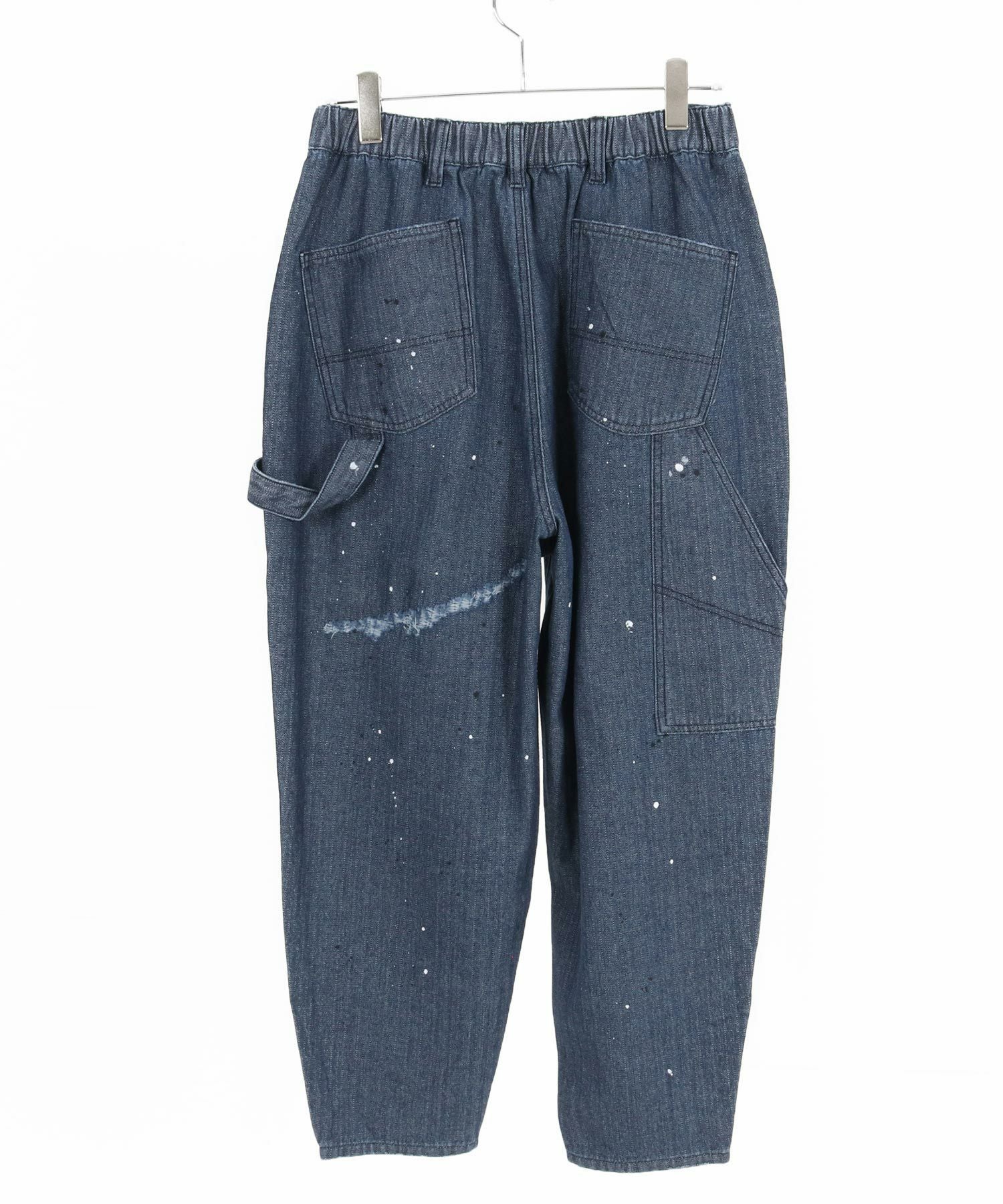 30%OFF【CAMBIO(カンビオ)】Herringbone Denim Painter Pants