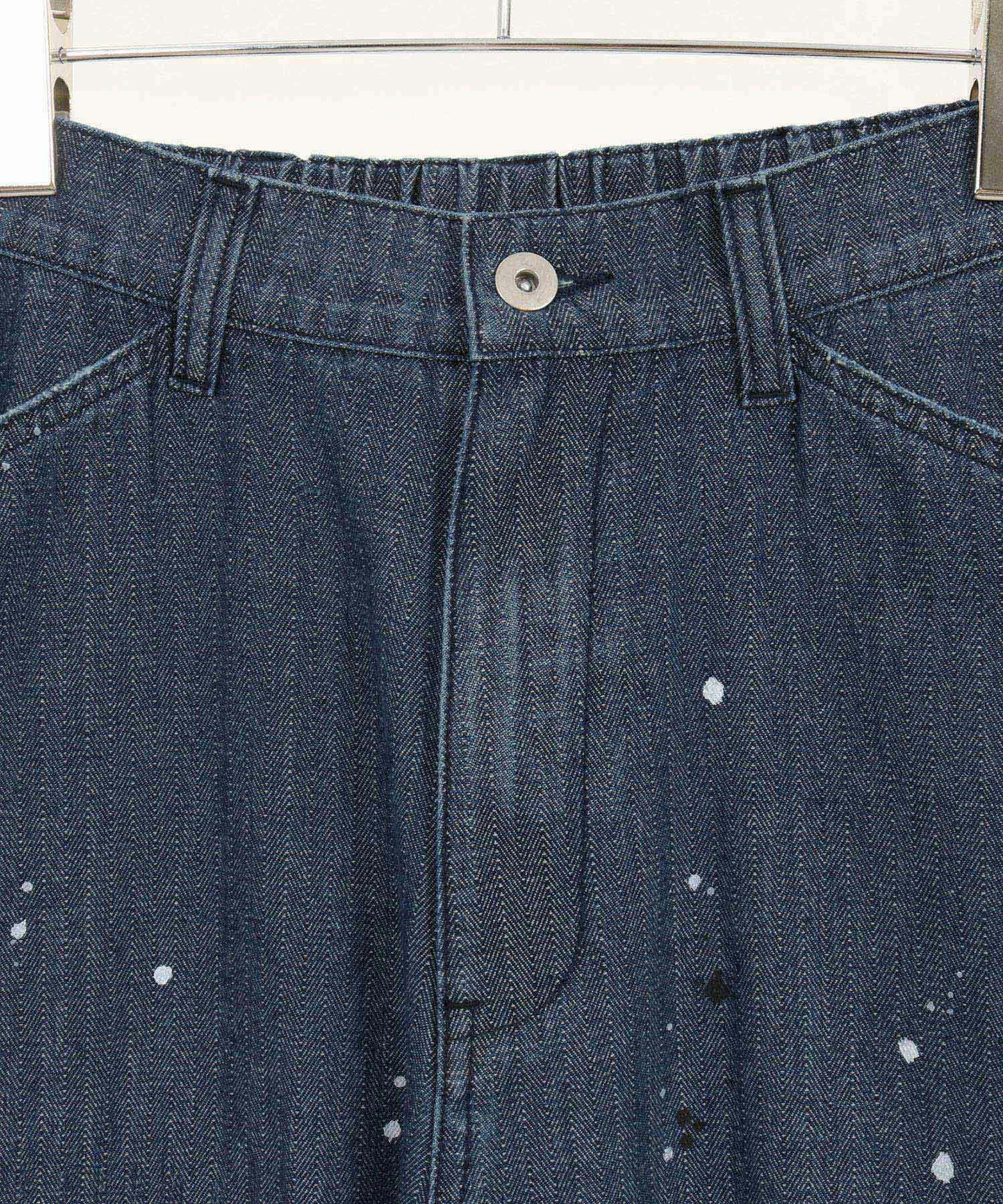 30%OFF【CAMBIO(カンビオ)】Herringbone Denim Painter Pants