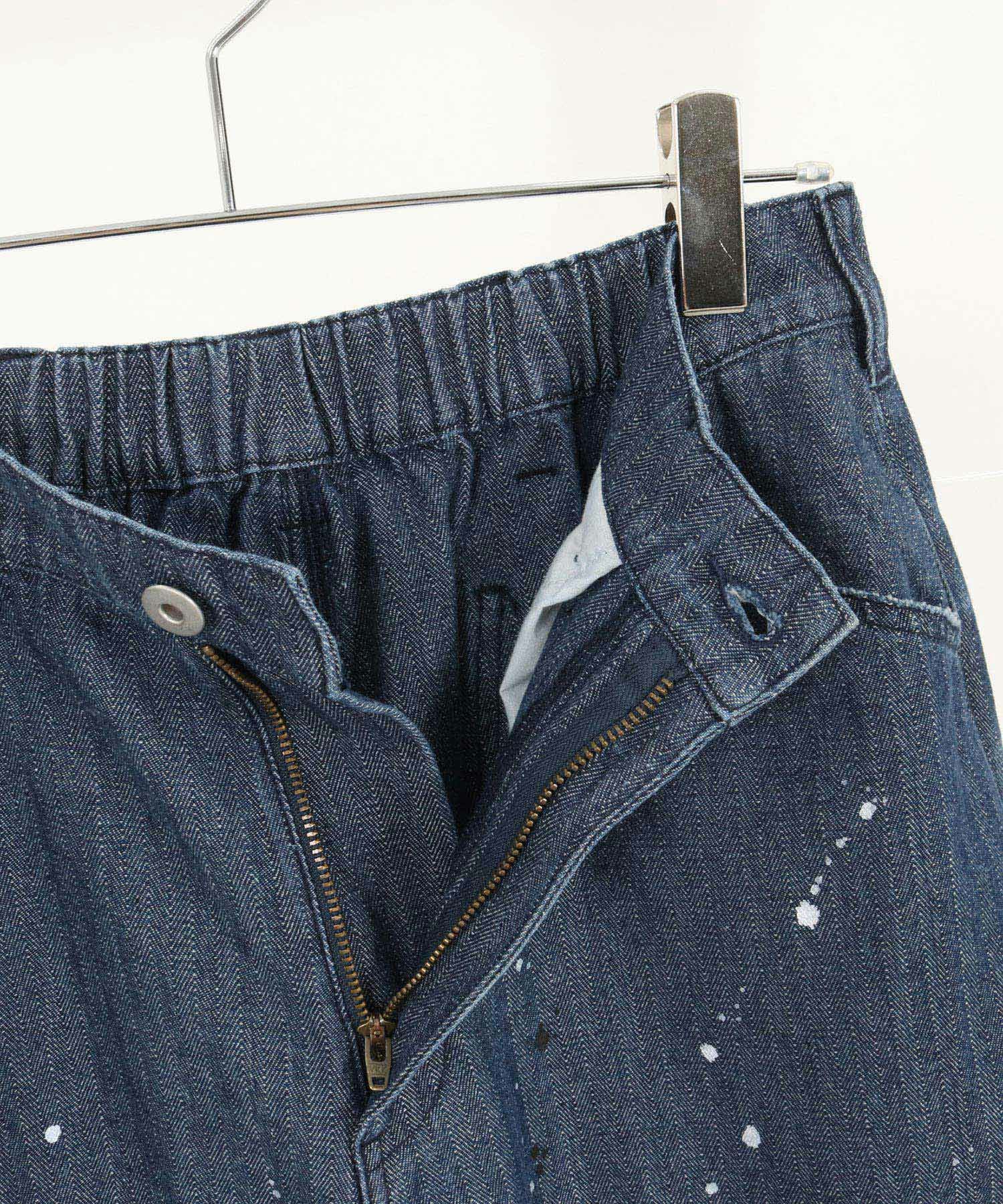 30%OFF【CAMBIO(カンビオ)】Herringbone Denim Painter Pants