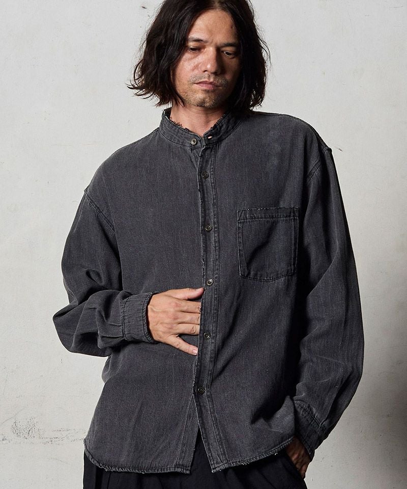 EGO TRIPPING エゴトリッピング 新作 ウール ジャケット 46 茶 50%OFF【EGO TRIPPING(エゴトリッピング)】CORDUROY CHOPCOLLAR JACKET
