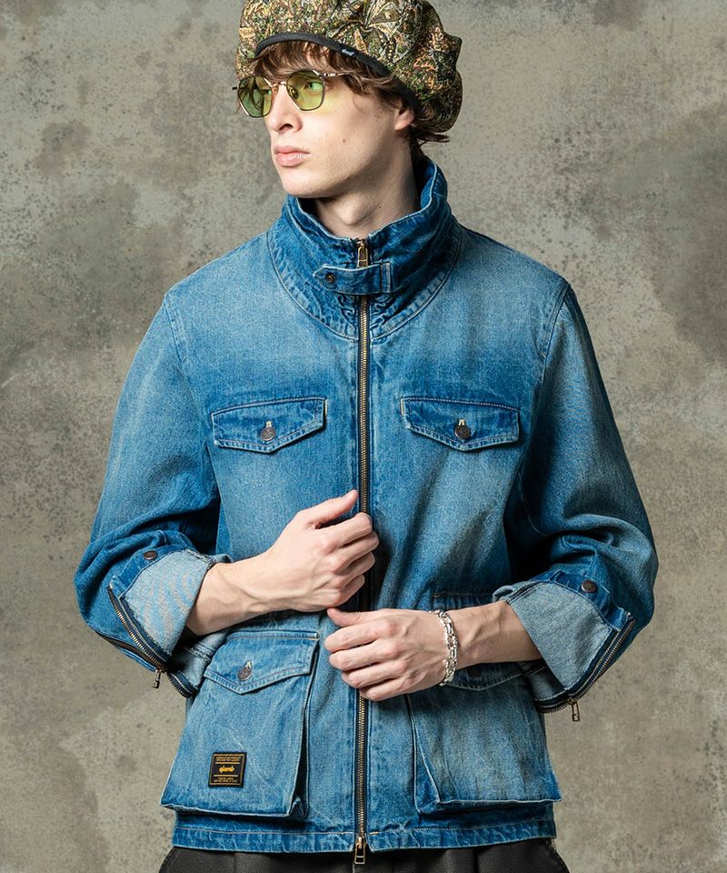 glamb(グラム)】STUNN M-65 スタンM-65 デニムジャケット(GB0125