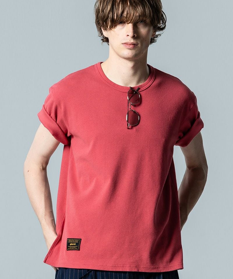 glamb(グラム)】Spandex Simple T-Shirt スパンデックスシンプルT