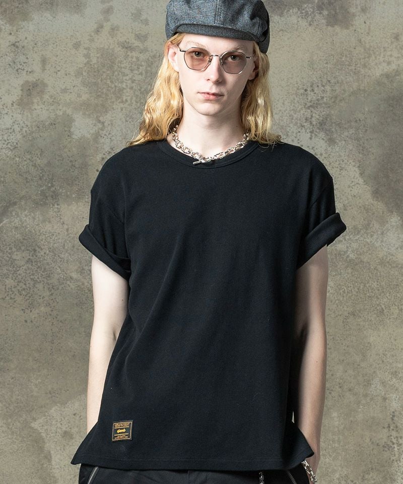 glamb(グラム)】Spandex Simple T-Shirt スパンデックスシンプルT