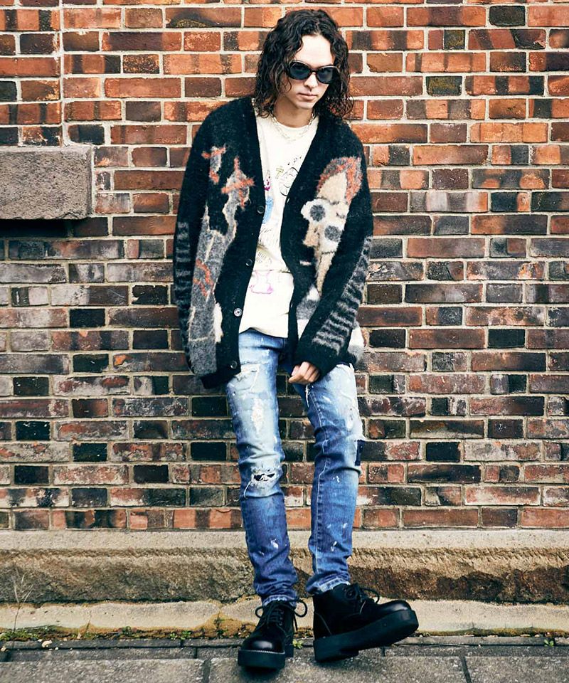 glamb(グラム)】Heavy Remake Stretch Denim ヘヴィリメイクストレッチ
