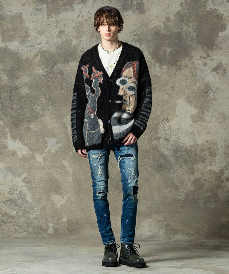 glamb(グラム)】Heavy Remake Stretch Denim ヘヴィリメイクストレッチ