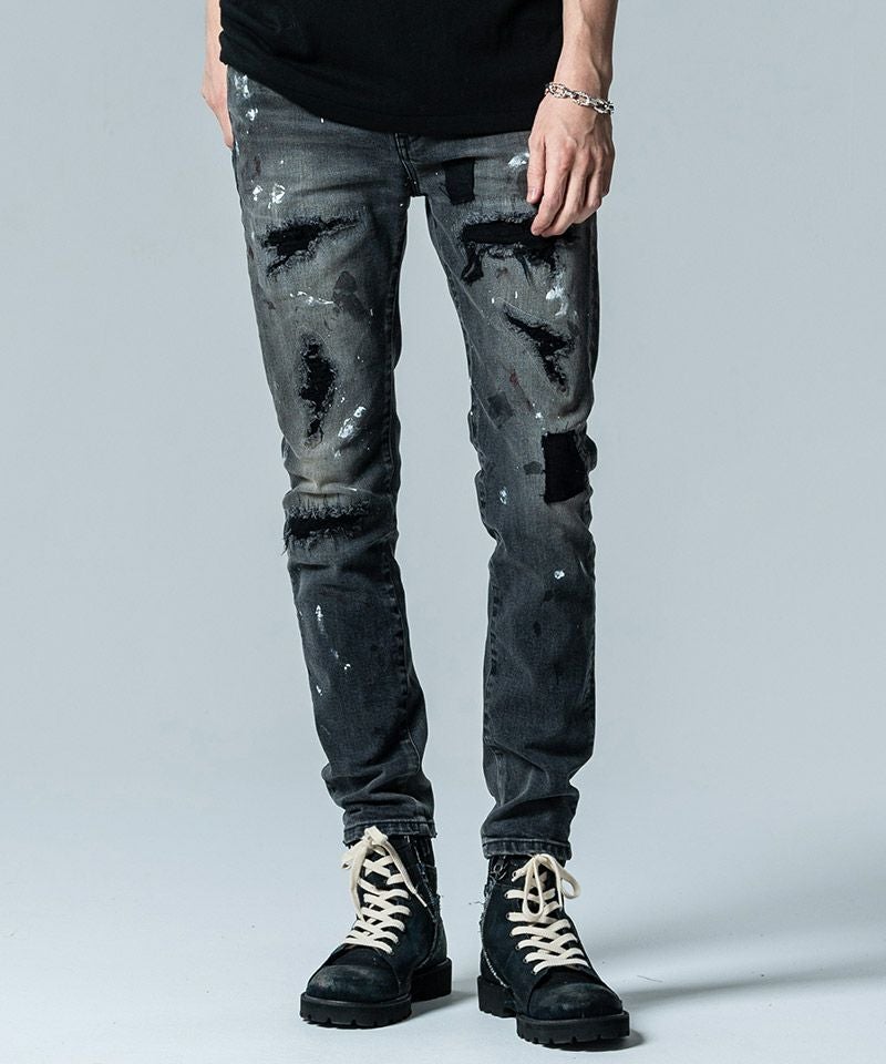 glamb(グラム)】Heavy Remake Stretch Denim ヘヴィリメイクストレッチ