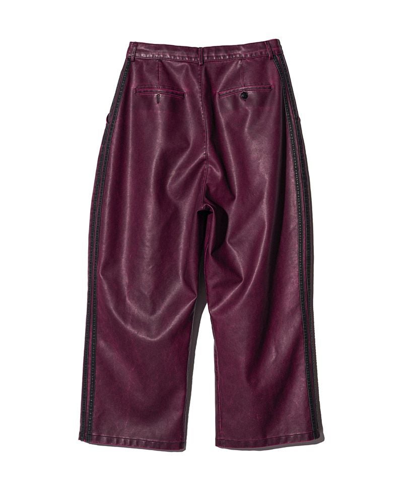 glamb(グラム)】Synth Leather Track Pants シンセレザートラック