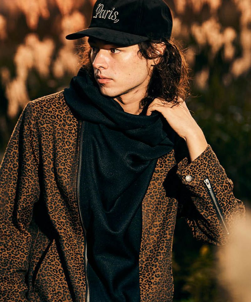 glamb(グラム)】STUNN Drape Neck Jacket スタンドレープネック