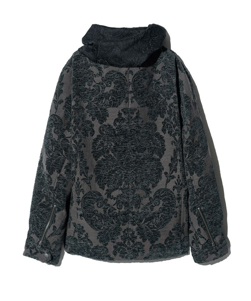 glamb(グラム)】STUNN Drape Neck Jacket スタンドレープネック