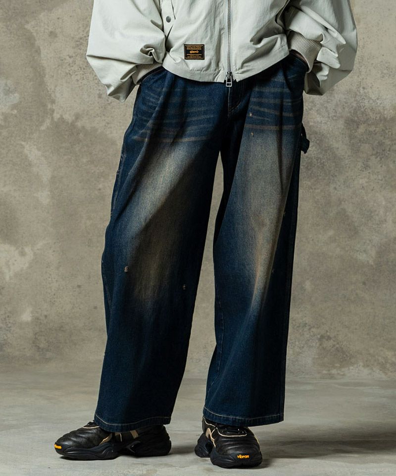 20%OFF【glamb(グラム)】Red Dirt Work Denim レッドダートワーク