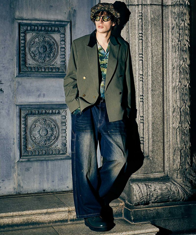 20%OFF【glamb(グラム)】Red Dirt Work Denim レッドダートワーク
