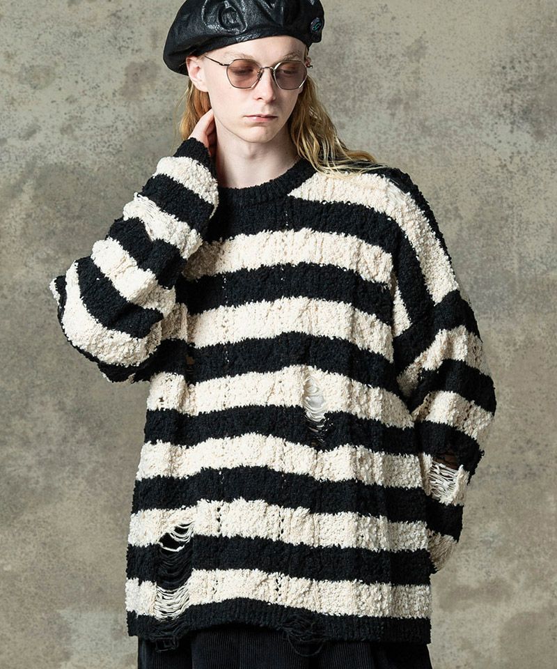 30%OFF【glamb(グラム)】Numbers Pullover Knit ナンバーズプル