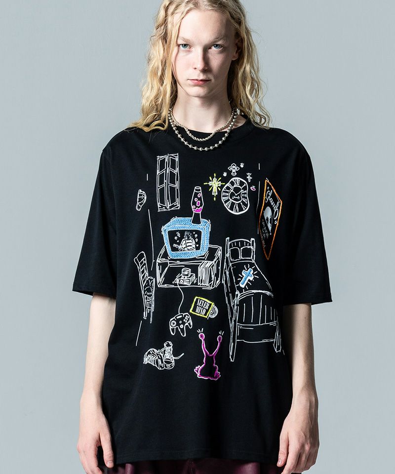 glamb(グラム)】Grunge Room T-Shirt グランジルームTシャツ(GB0125