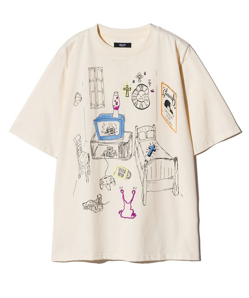 glamb(グラム)】Grunge Room T-Shirt グランジルームTシャツ(GB0125