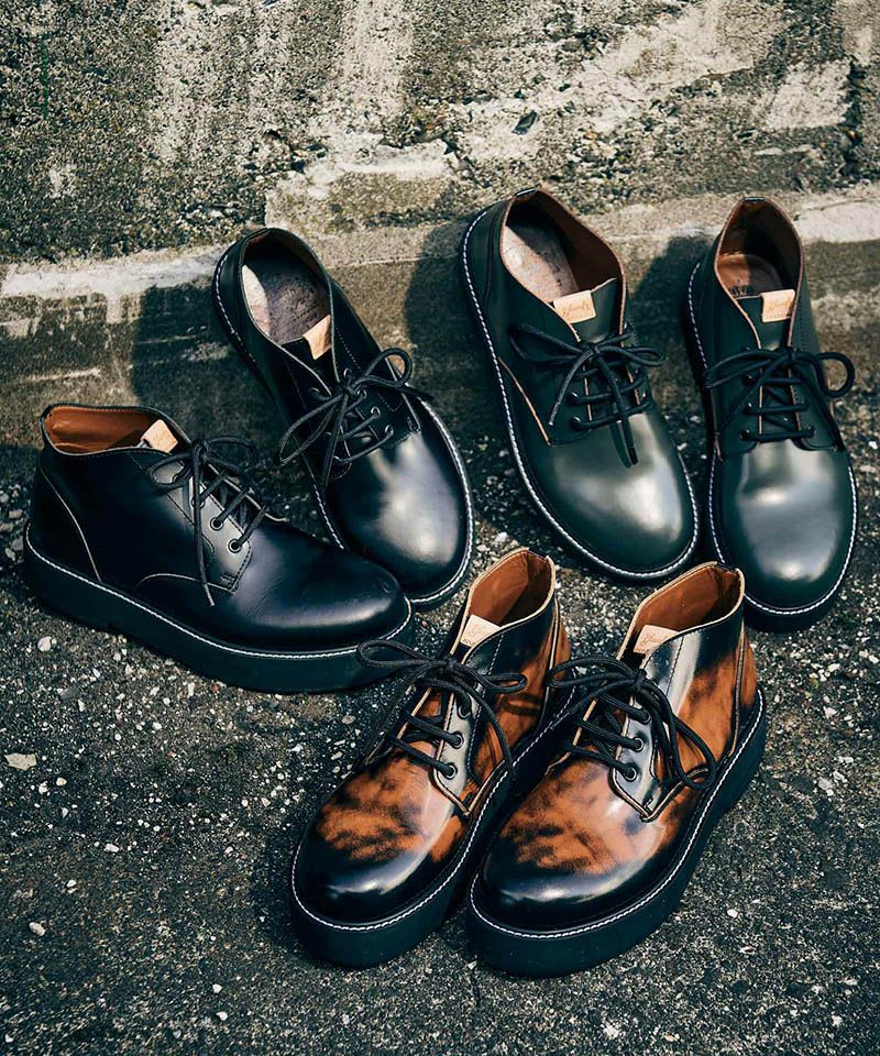 glamb(グラム)】Four Holes Chukka Boots フォーホールチャッカブーツ