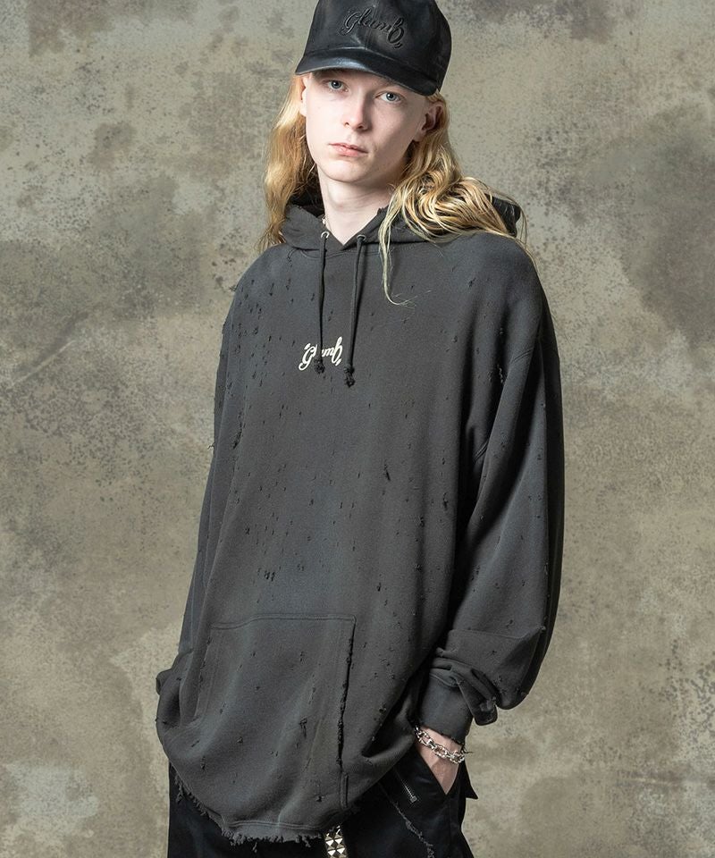 【新品未使用】グラムリップス　バックオープン スラブKNIT フーディー Maison Margiela の Glam Slam Baby には、少しの夢とリップスティック