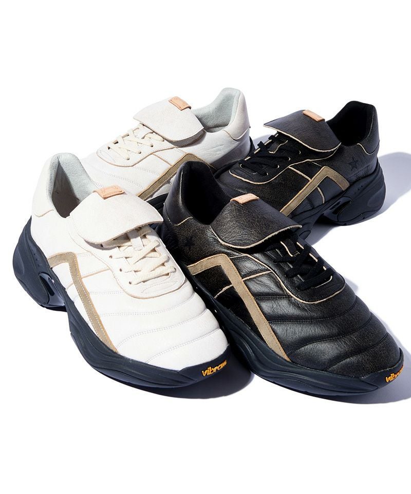 glamb(グラム)】Crack Leather Sneakers クラックレザースニーカー