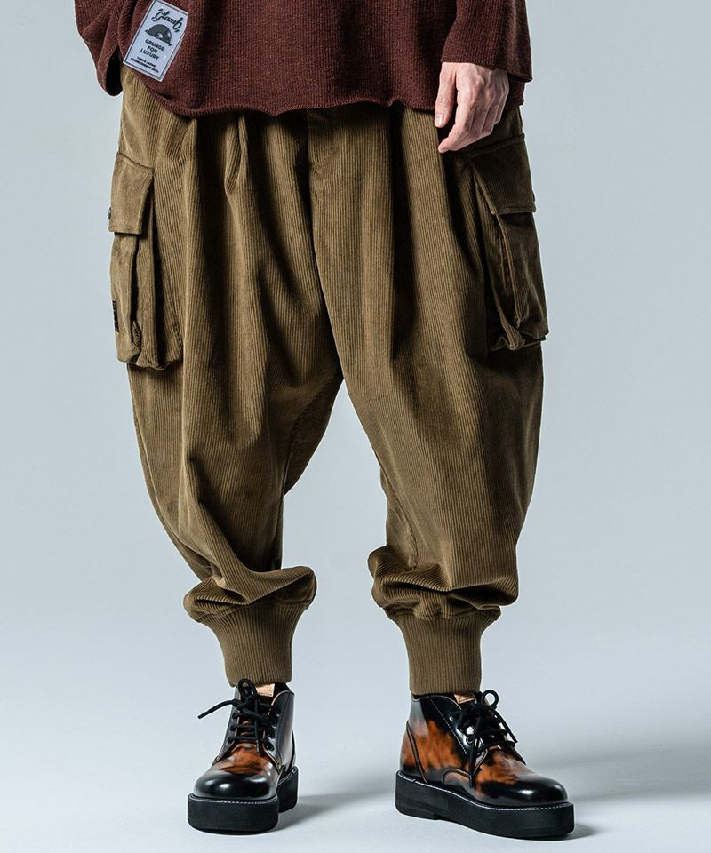 glamb(グラム)】Corduroy Deformed Pants コーデュロイディフォーム 