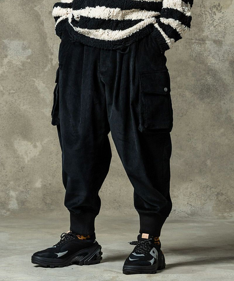 glamb(グラム)】Corduroy Deformed Pants コーデュロイディフォーム