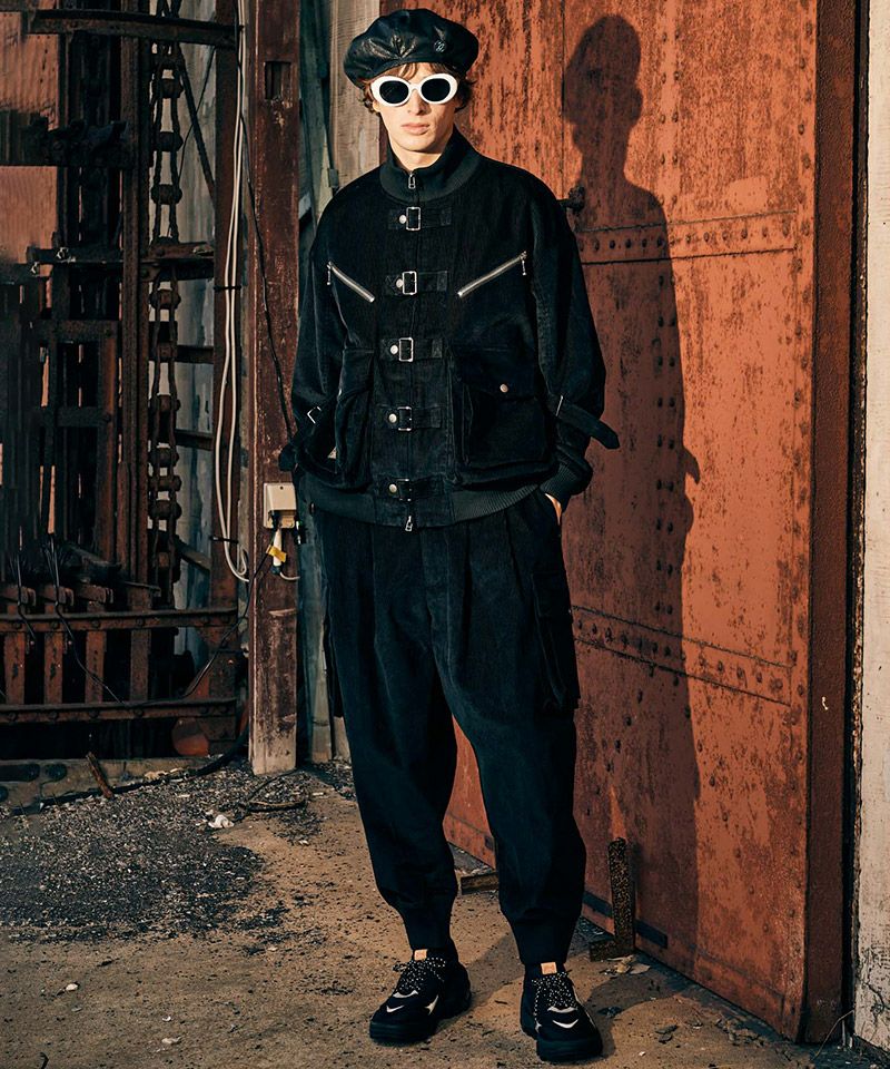 glamb(グラム)】Corduroy Deformed Pants コーデュロイディフォーム