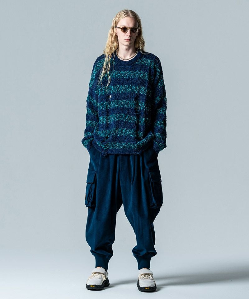 glamb(グラム)】Corduroy Deformed Pants コーデュロイディフォーム