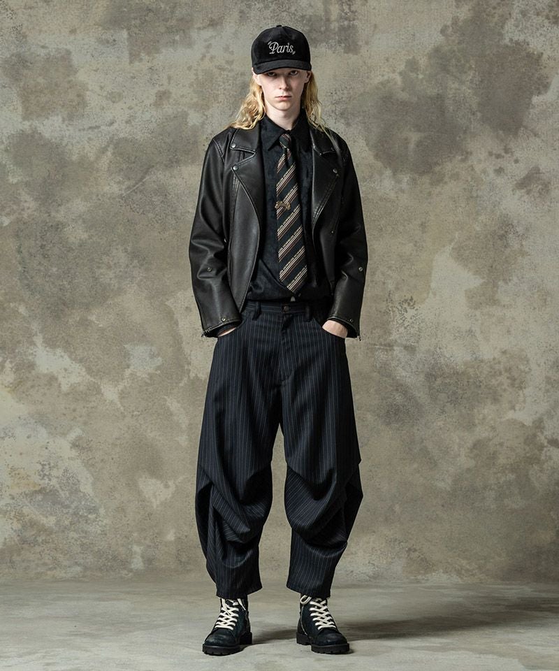 glamb(グラム)】Irregular Tuck Wide Slacks ファイブタックワイド glamb(グラム)】Irregular Tuck Wide Slacks ファイブタックワイド