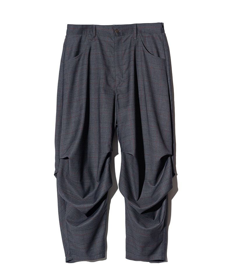 glamb(グラム)】Irregular Tuck Wide Slacks ファイブタックワイド