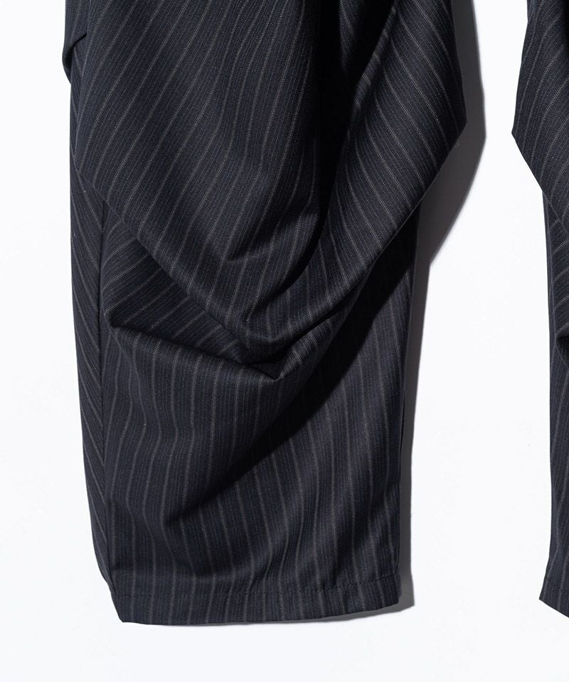 glamb(グラム)】Irregular Tuck Wide Slacks ファイブタックワイド