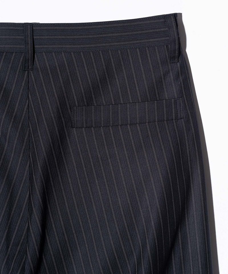 glamb(グラム)】Irregular Tuck Wide Slacks ファイブタックワイド