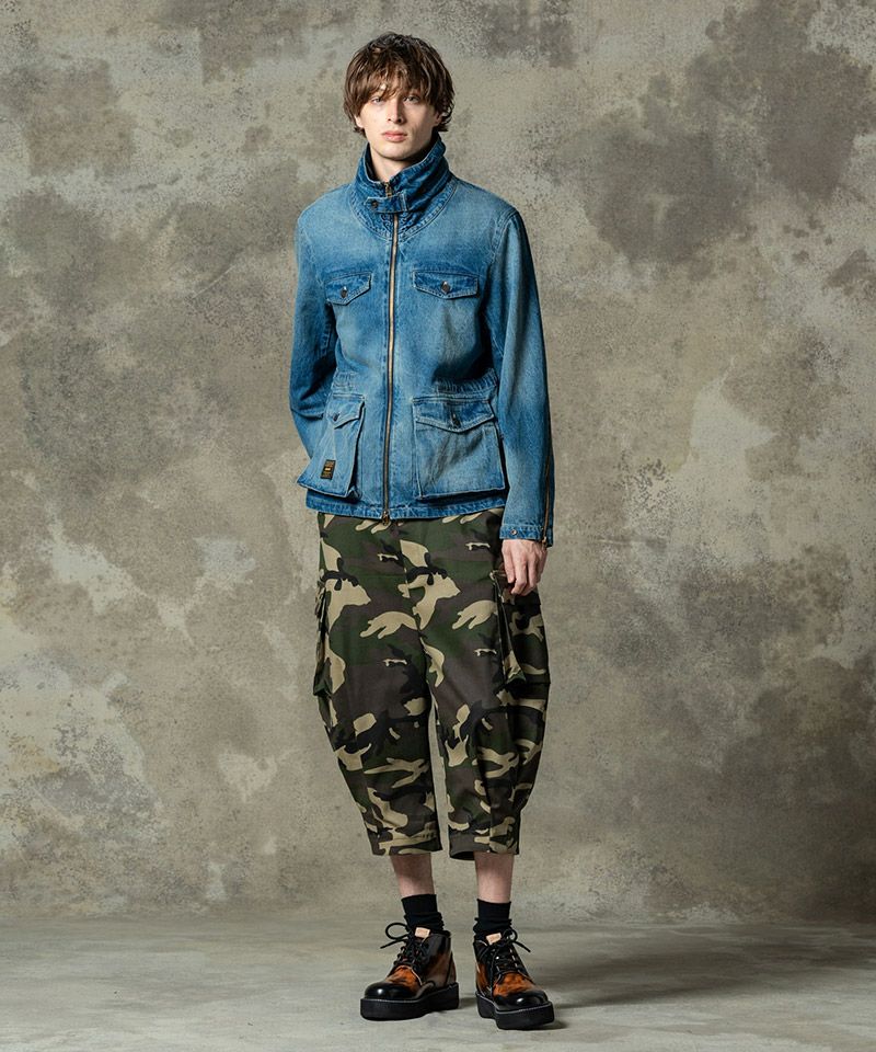 glamb(グラム)】Cropped Sarrouel Cargo Pants クロップドサルエル