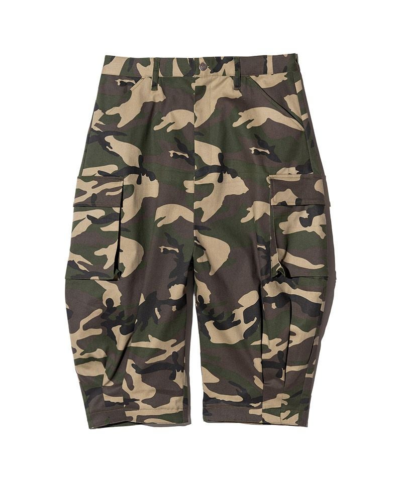 glamb 【定価¥24,200 】グラム ワークパンツ サルエル カーゴパンツ glamb(グGB0125/P04 : Cropped Sarrouel Cargo Pants / クロップド