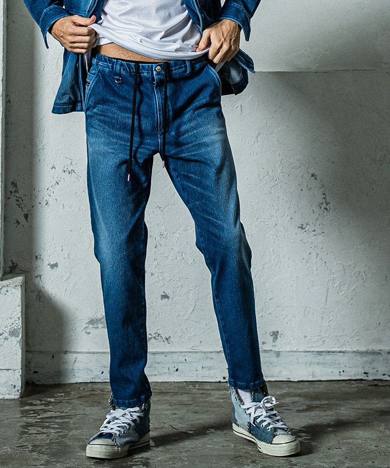 50%OFF【RESOUND CLOTHING(リサウンドクロージング)】denim jersey PAT 