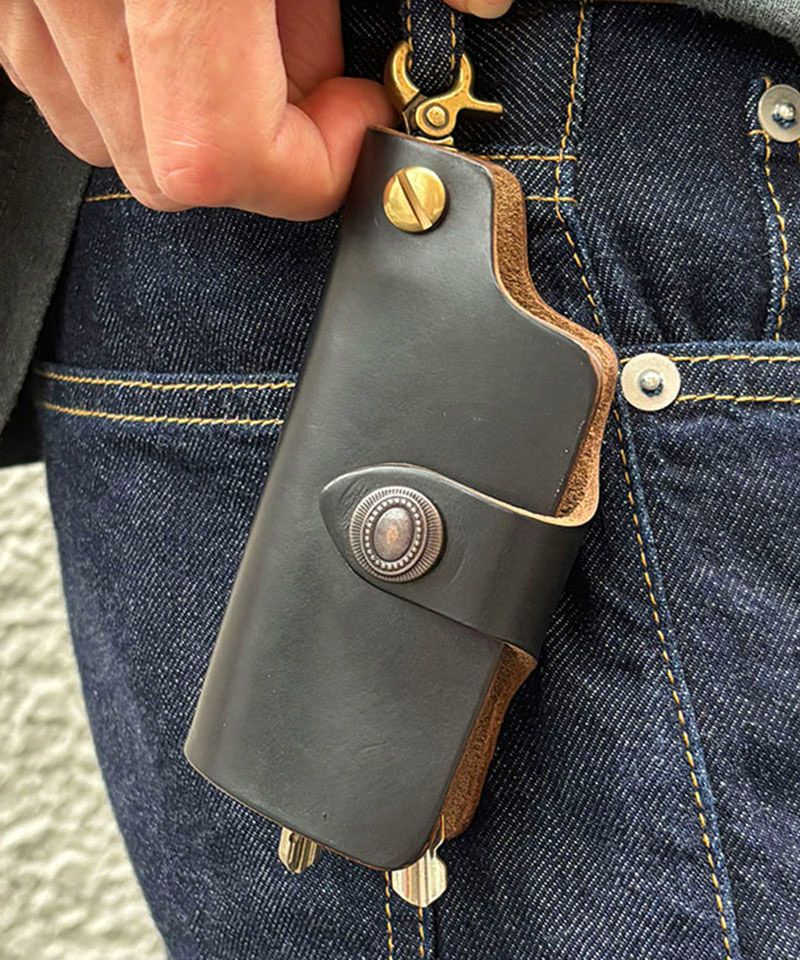 MR.OLIVE E.O.I】HORWEEN CHROMEXCEL LEATHER -KEY CASE キーケース MR.OLIVE E.O.I】HORWEEN CHROMEXCEL LEATHER -KEY CASE キーケース