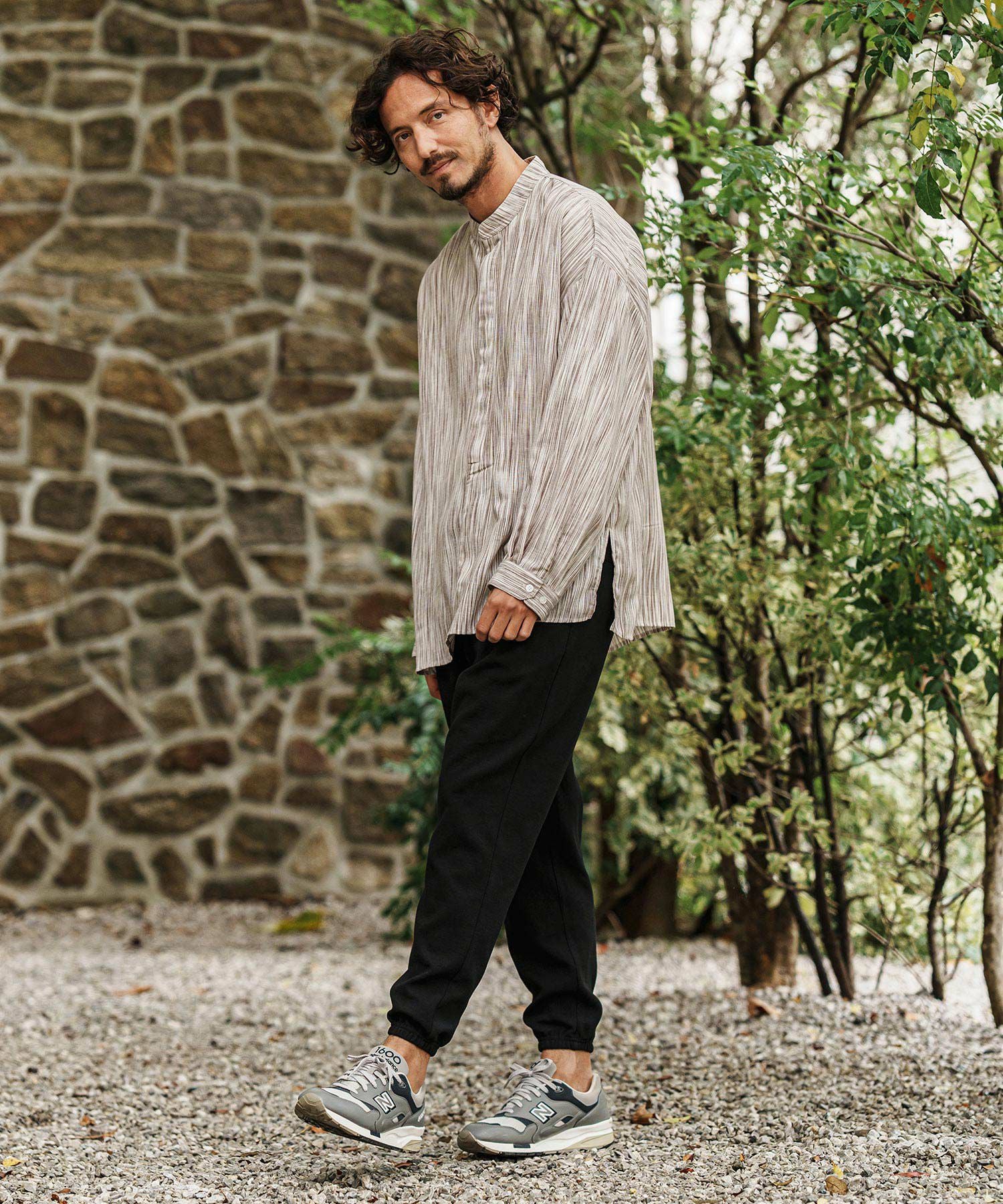 ブルネロクチネリ 【美品】MSCDARL30 ラメ糸 ストライプ リネンシルク BRUNELLO CUCINELLI - ブルネロクチネリ 【美品】MSCDARL30 ラメ糸