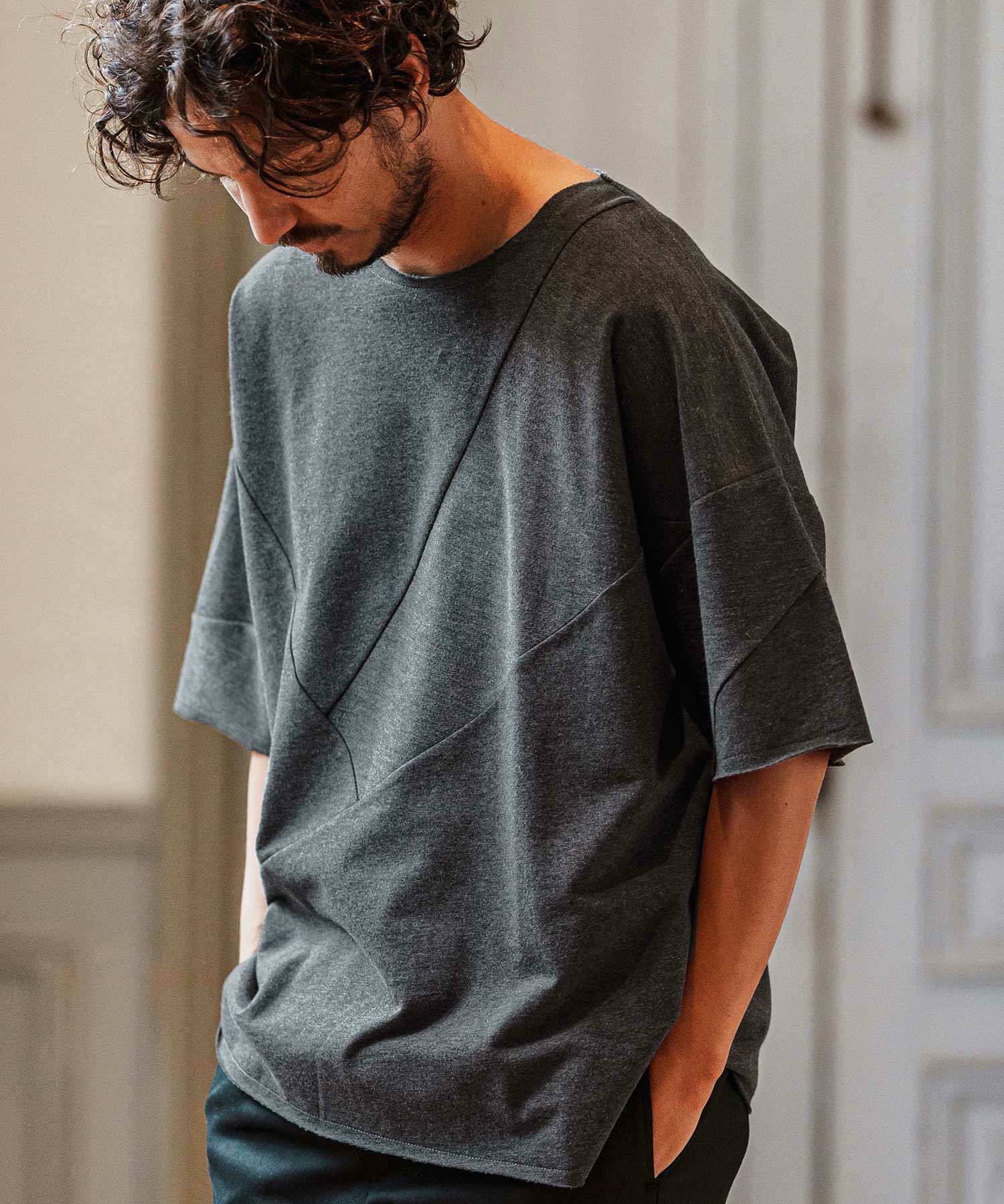 30%OFF【CAMBIO(カンビオ)】 Random Patchwork Design MINI URAKE Cut