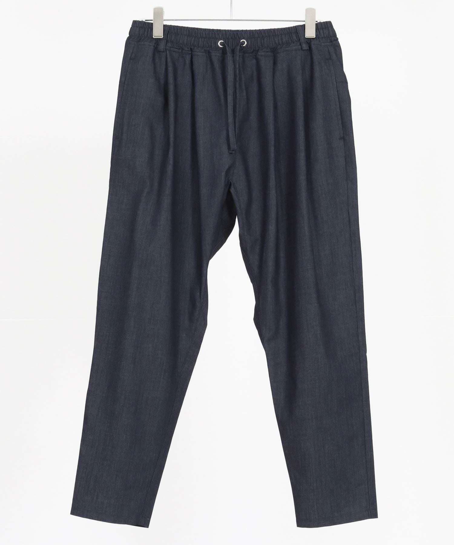 CAMBIO(カンビオ)】Chambray Relax Tapered Easy Pants イージーパンツ