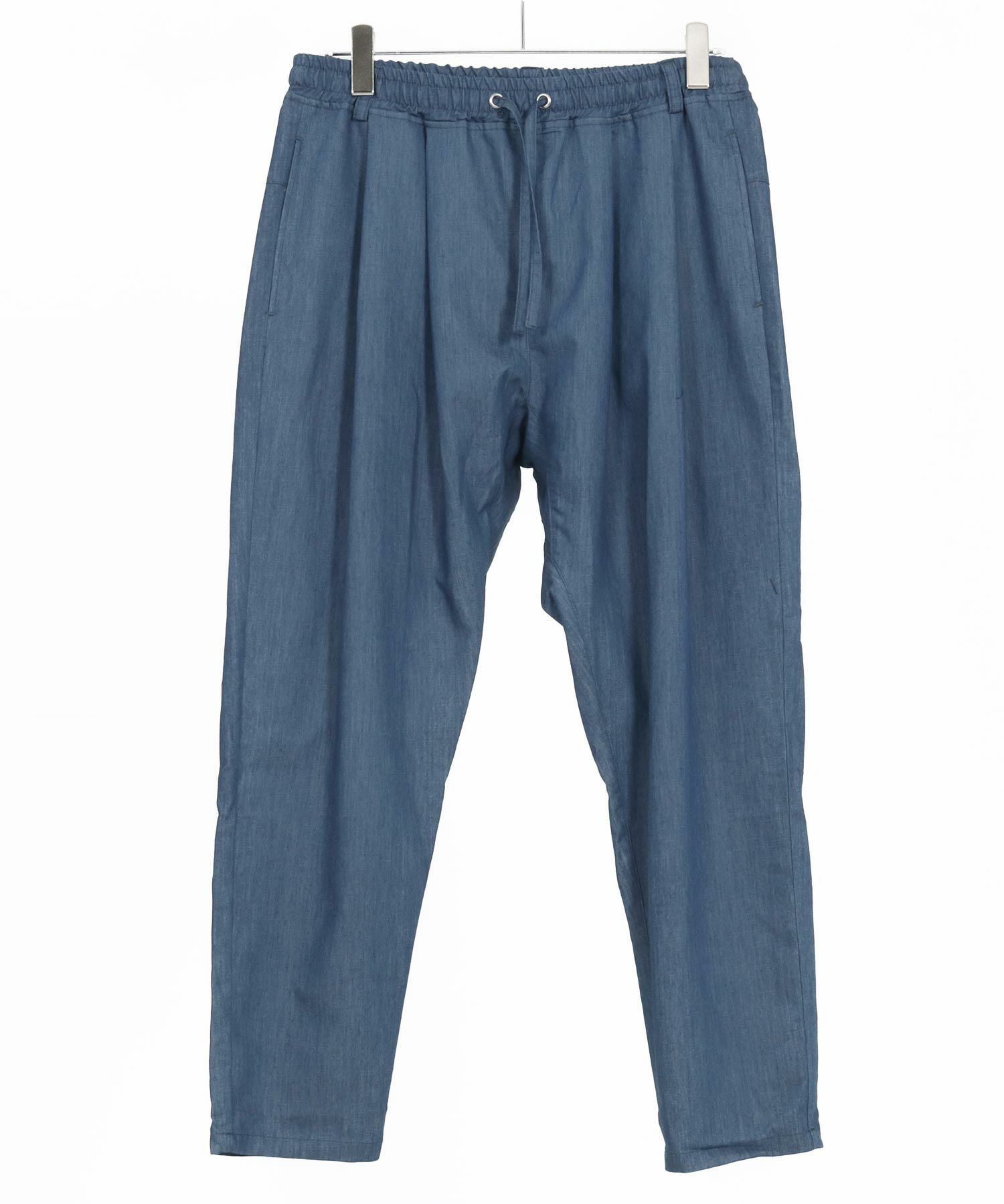 CAMBIO(カンビオ)】Chambray Relax Tapered Easy Pants イージーパンツ